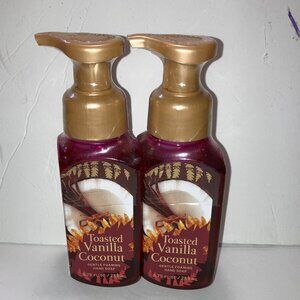 Bath & Body Works Gentle Foaming Hand Soap Toasted Vanilla Coconut 2 Pack NEW
